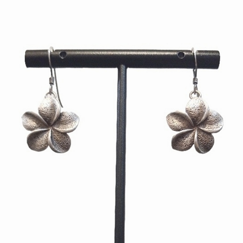 925 flower earrings